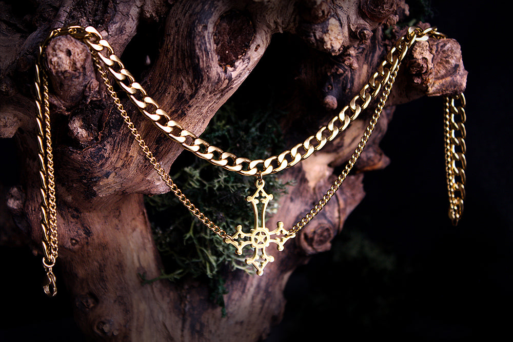 Choker-Kette Kreuz