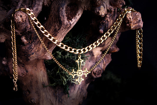 Choker-Kette Kreuz