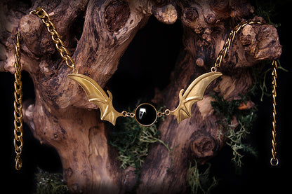Choker-Kette Fledermaus