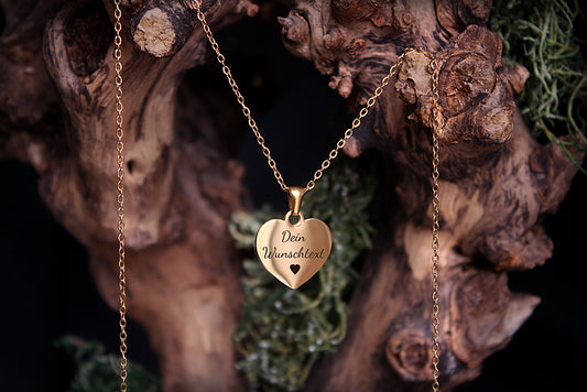 Kette mit persönlicher Gravur - Herz