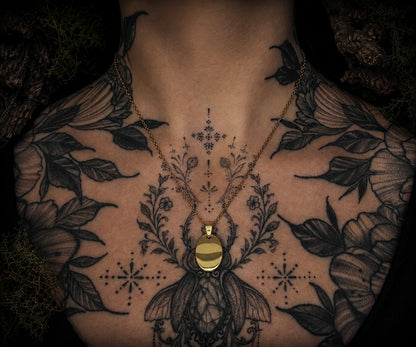 Kette mit persönlicher Gravur - Oval klein
